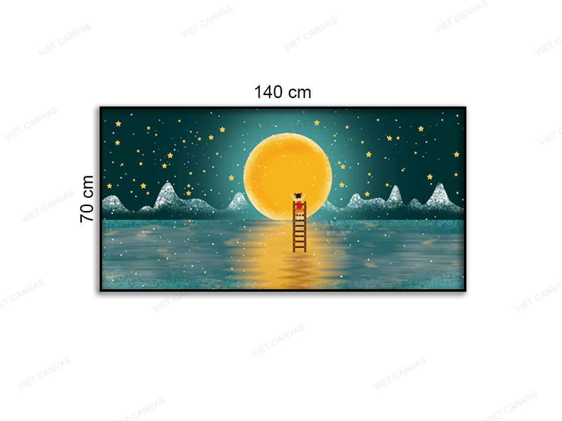 Tranh Vầng Trăng Sáng - NT686