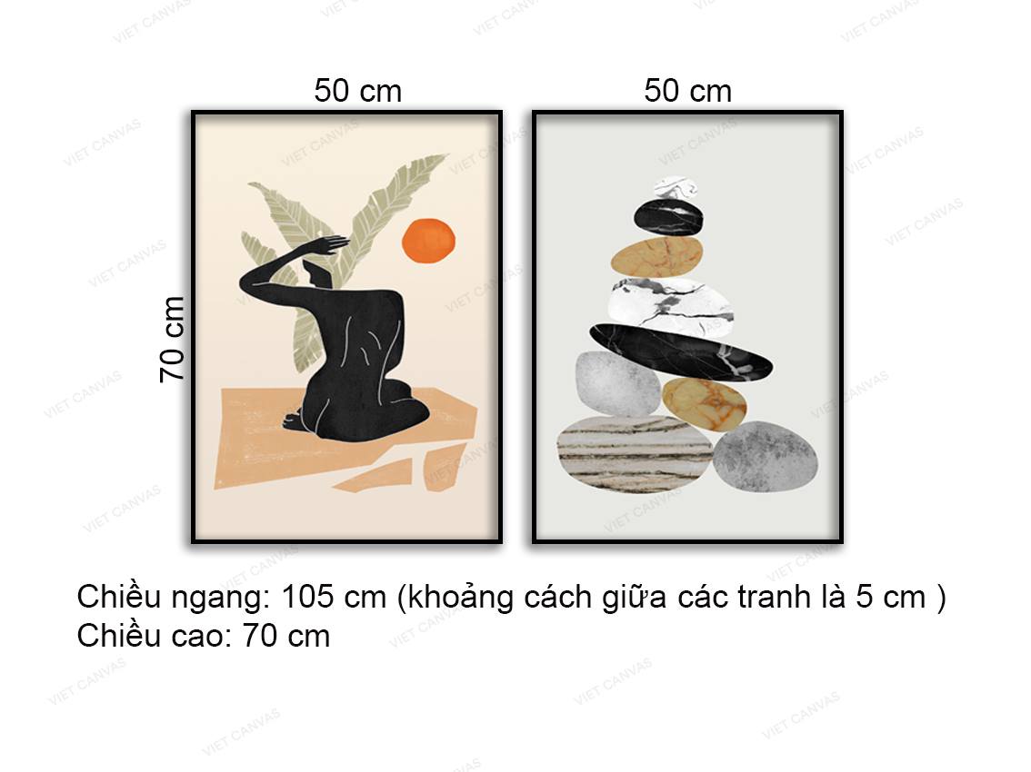 Bộ 2 Tranh Tĩnh Lặng - NT763