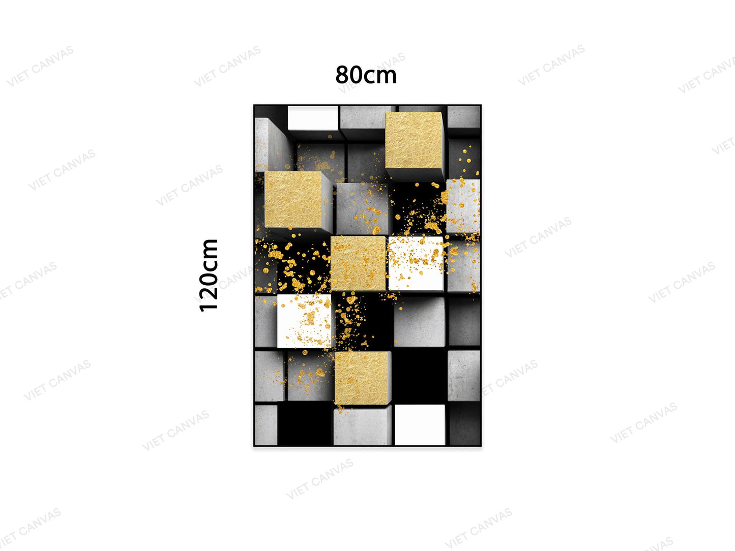 Tranh Khối Vuông 3D - NT925