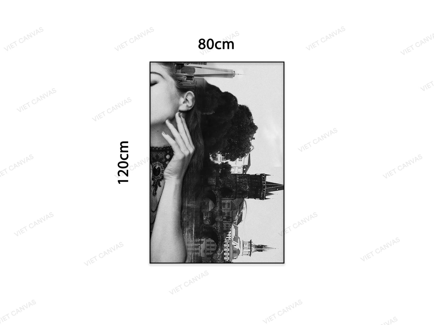 Tranh Cô Gái Bí Ẩn - NT941