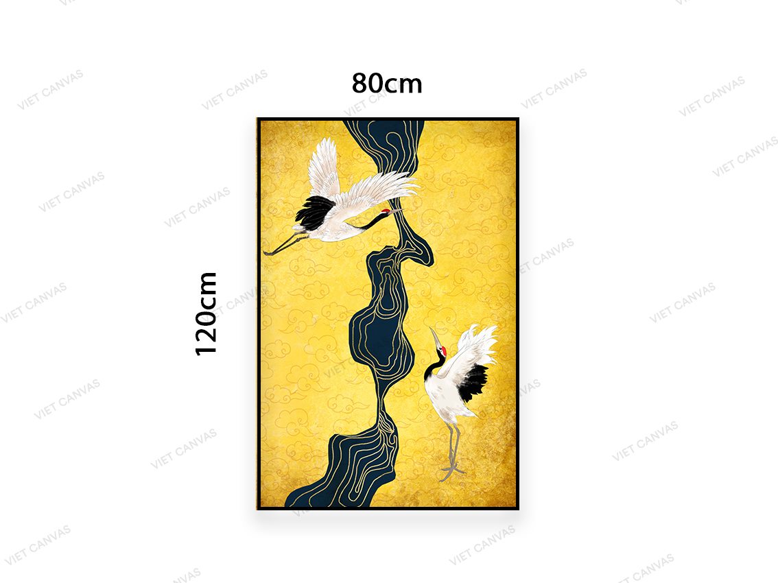 Tranh Đôi Tùng Hạc Gặp Gỡ - VC214