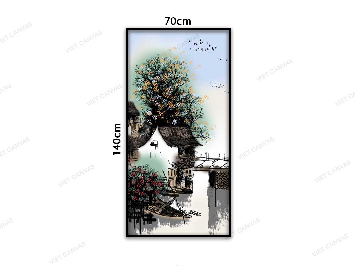 Tranh Một Góc Làng Tôi - VC252