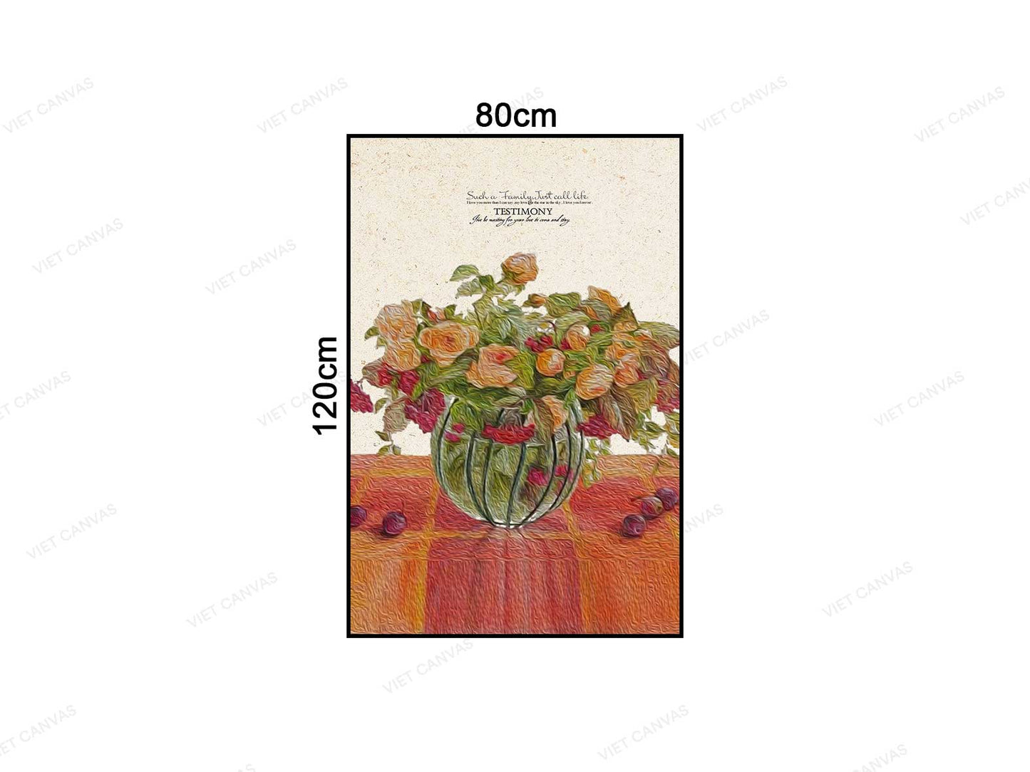 Tranh Lọ Hoa Hồng - VC520