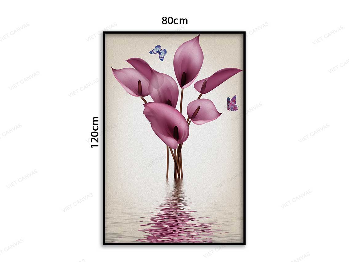 Tranh Đóa Calla Lily Tím Mộng Mơ - VC260