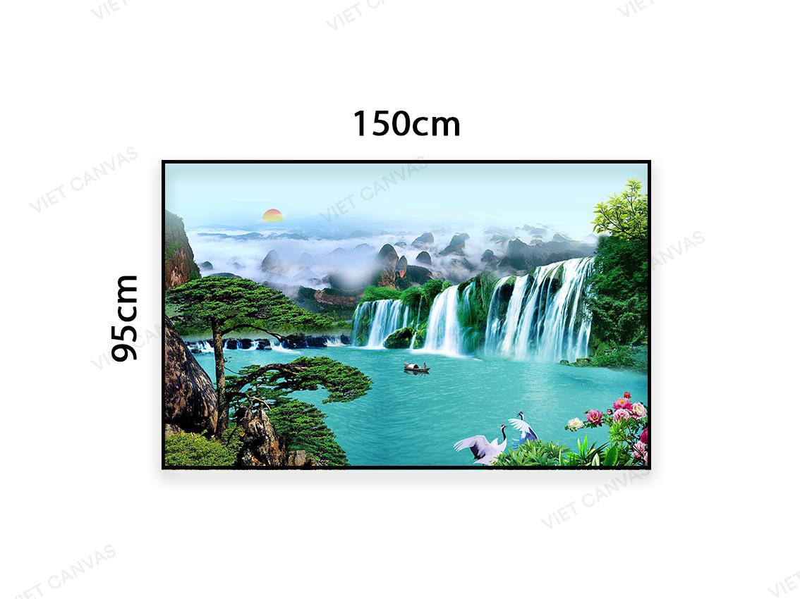Tranh Thác Nước Chảy - VC161