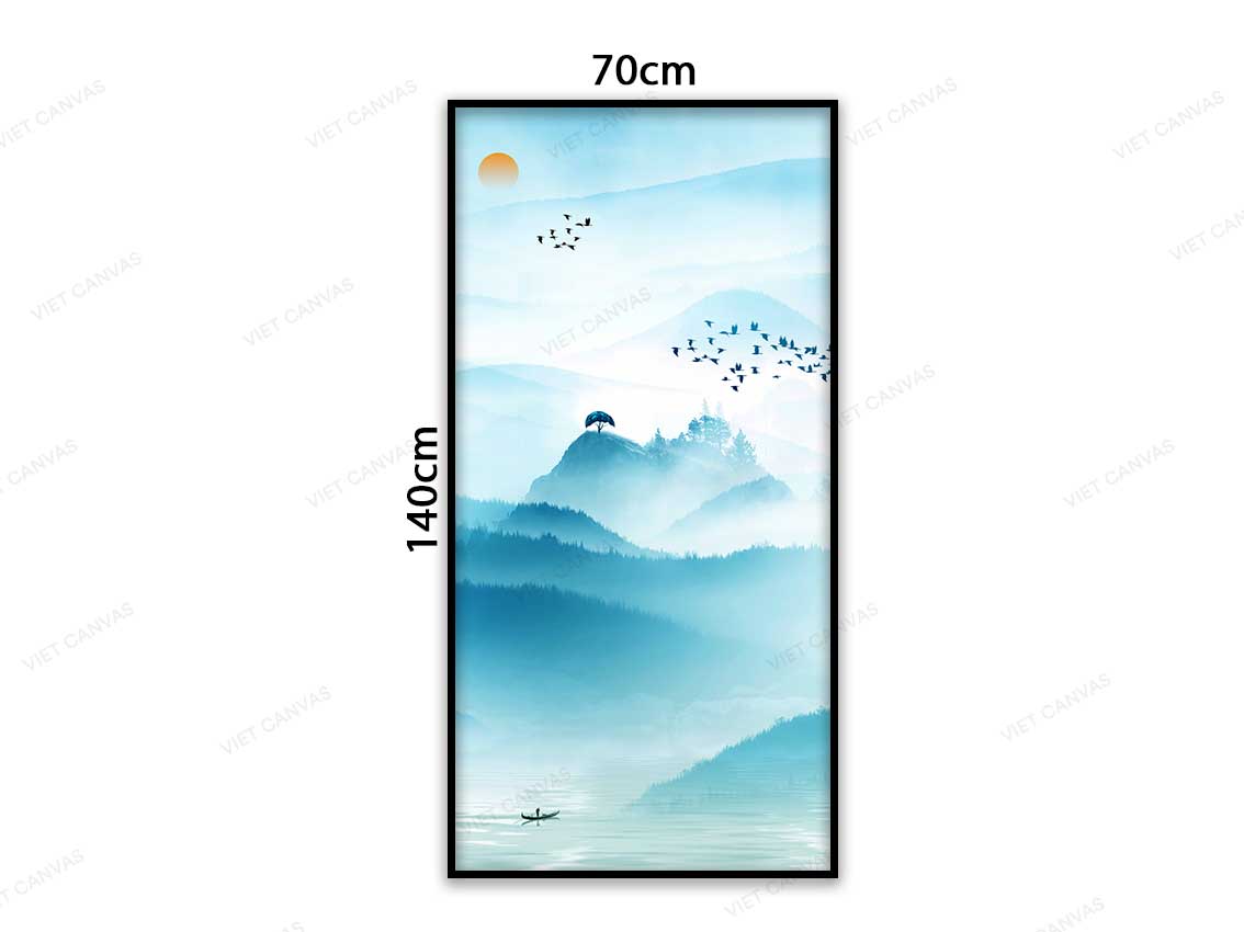 Tranh Đàn Chim Vượt Núi - VC315
