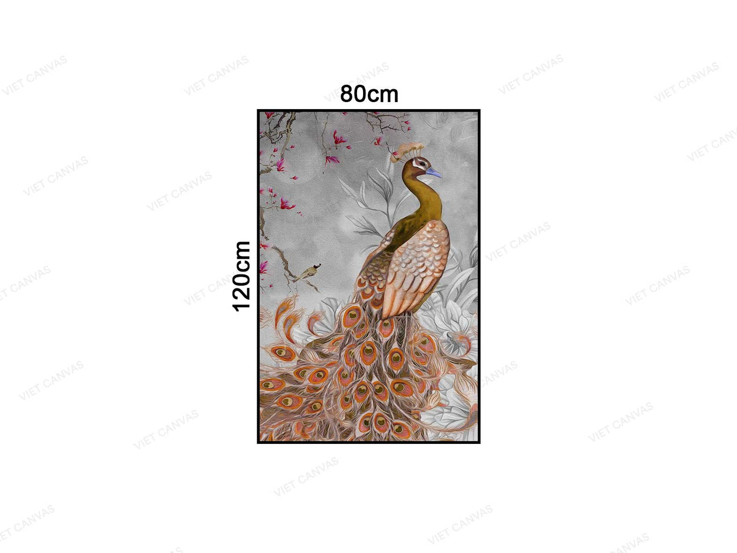 Tranh Vẻ Đẹp Kiêu Sa Của Chim Công - VC535