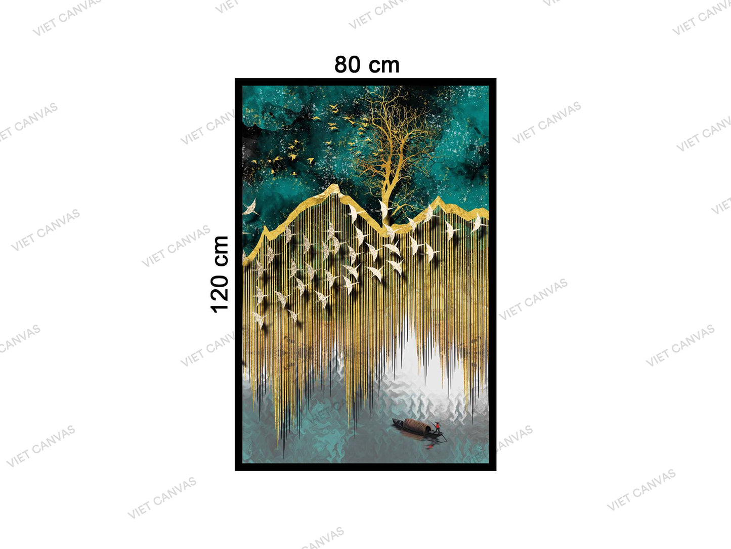 Tranh Chim Bay Về Tổ - VC485