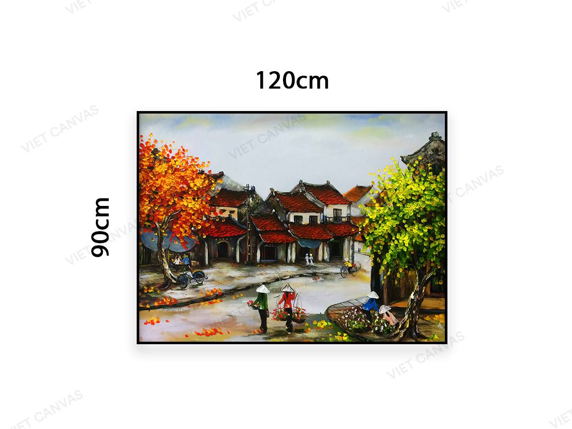 Tranh Làng Quê Tôi - VC084