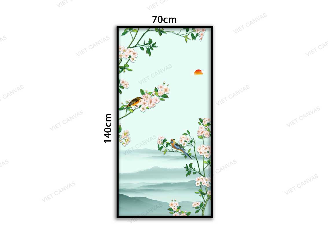 Tranh Chim Đậu Trên Cành Cây - VC388