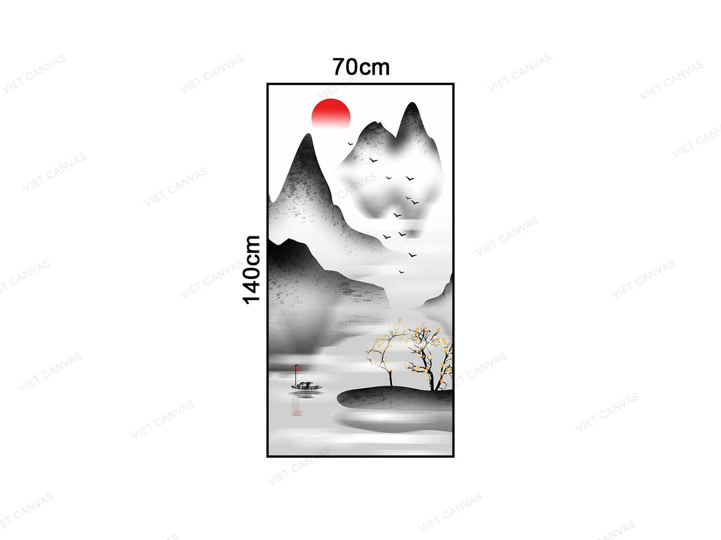 Tranh Thiên Nhiên Nhuộm Màu Buồn - VC416