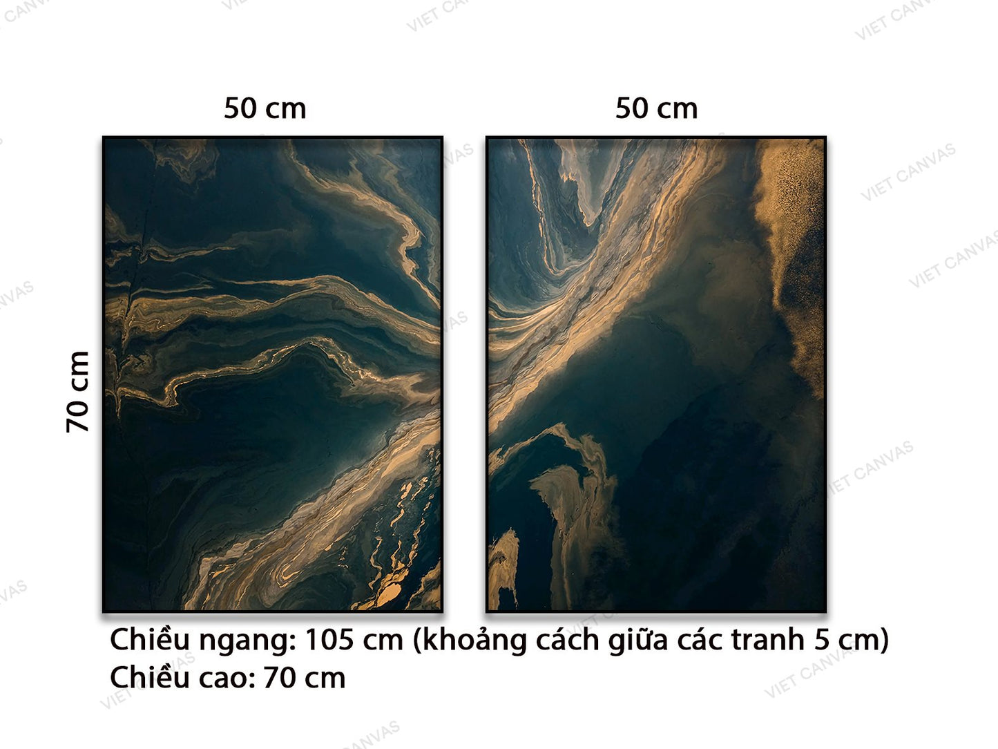 Bộ 2 Tranh Trừu Tượng - VB605