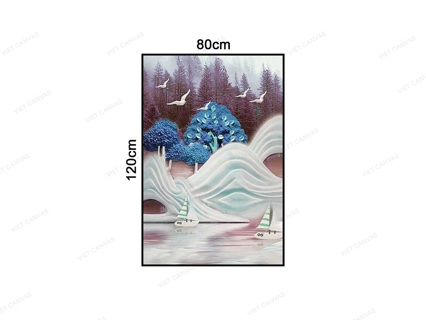 Tranh Núi Sông Rừng Cây - VC435