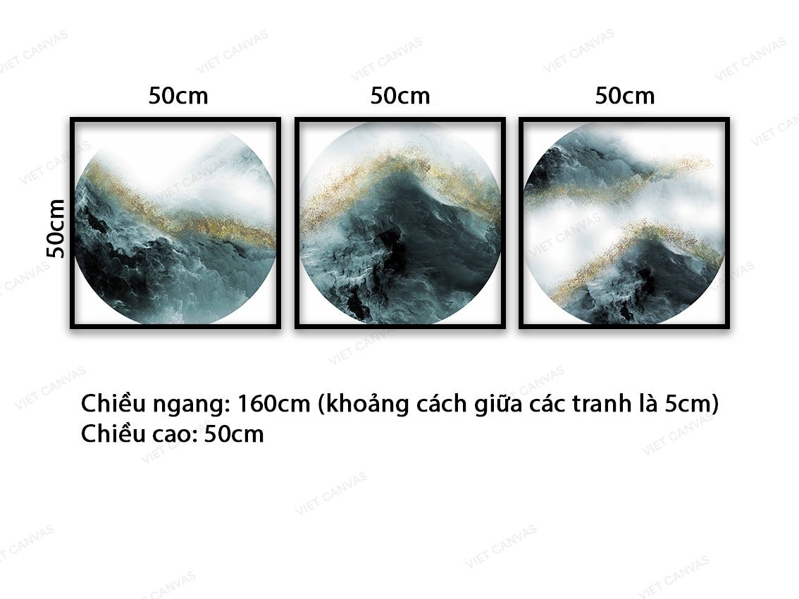 Bộ 3 Tranh Thiên Nhiên Kì Vĩ - VB751