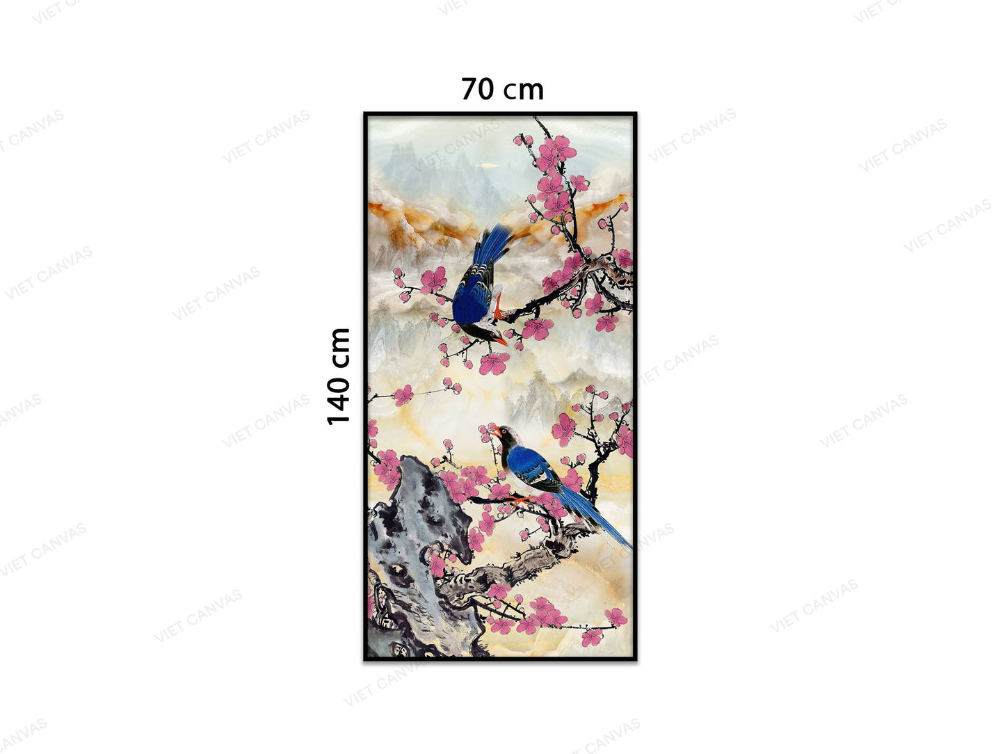 Tranh Oanh Yến Trên Cành Đào - VC477