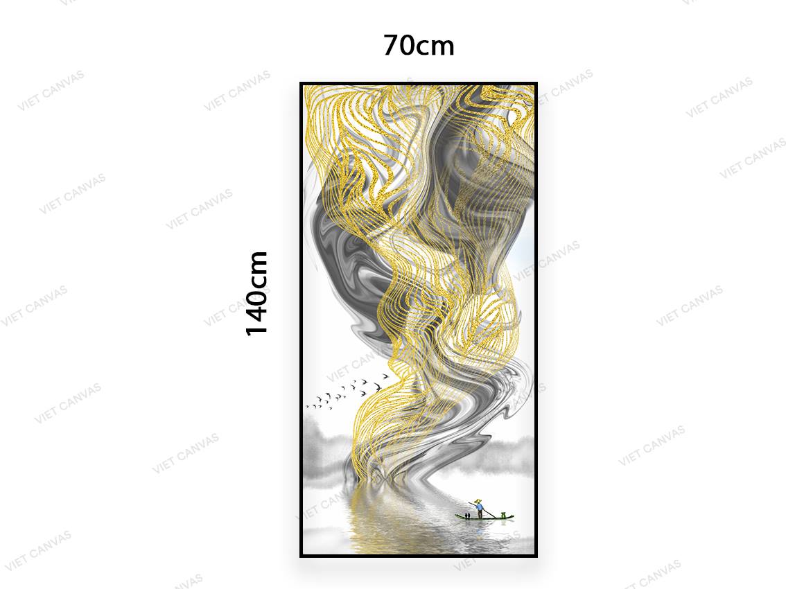 Tranh Người Lái Đò Phong Ba - VC226