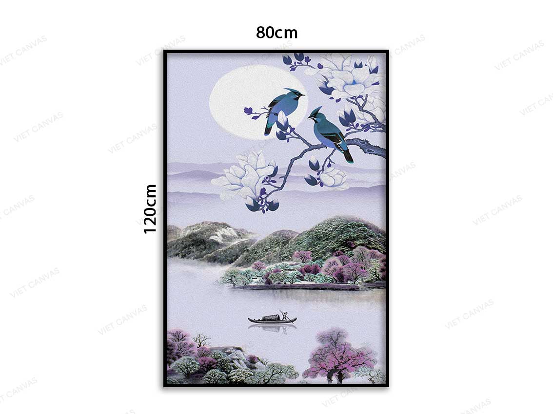 Tranh Uyên Ương Gặp Gỡ Mùa Xuân - VC271