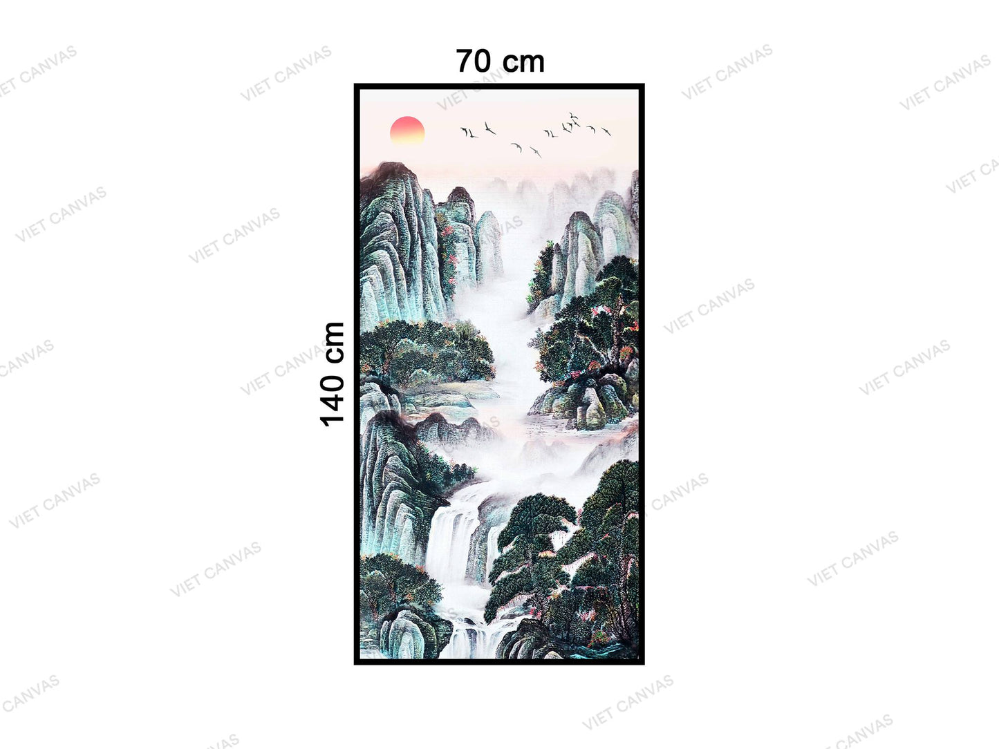Tranh Rừng Núi Và Thác Nước - VC479