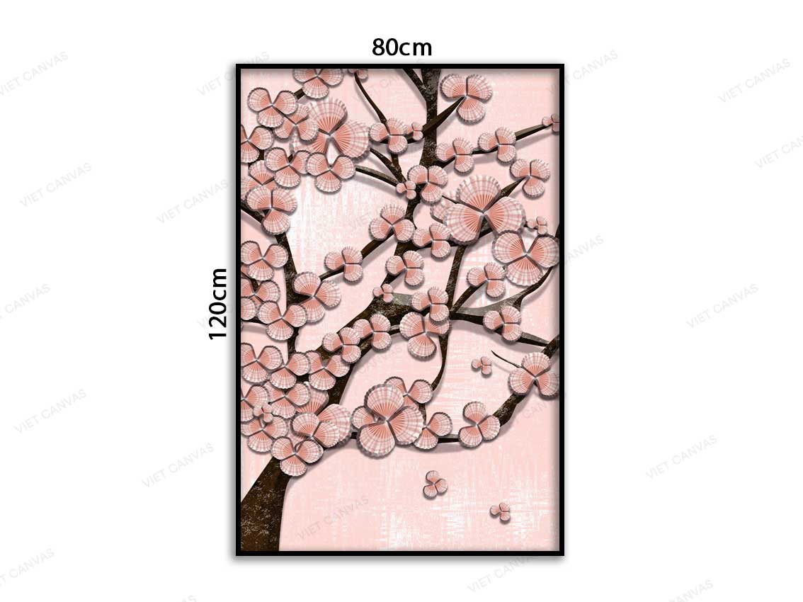 Tranh Cây Đào Nở Rộ - VC247