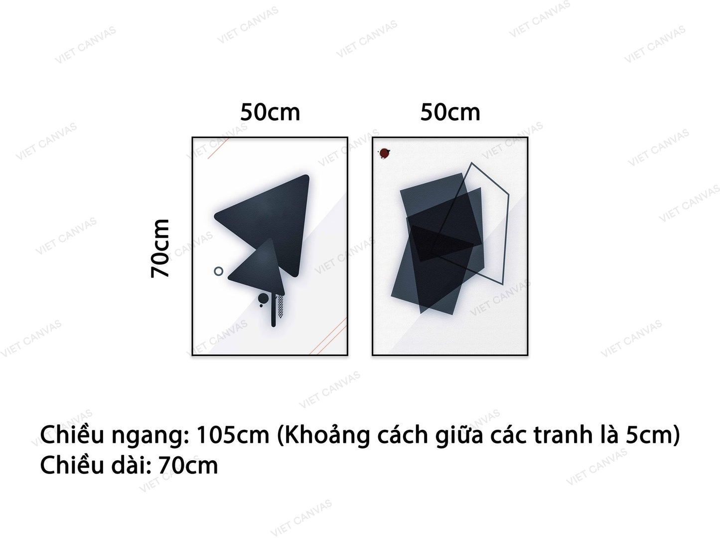 Bộ 2 Tranh Bí Ẩn Hình Học - VC215