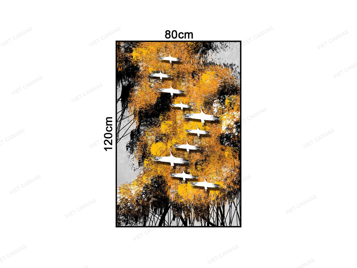 Tranh Chim Trắng Sải Cánh Bay - VC399