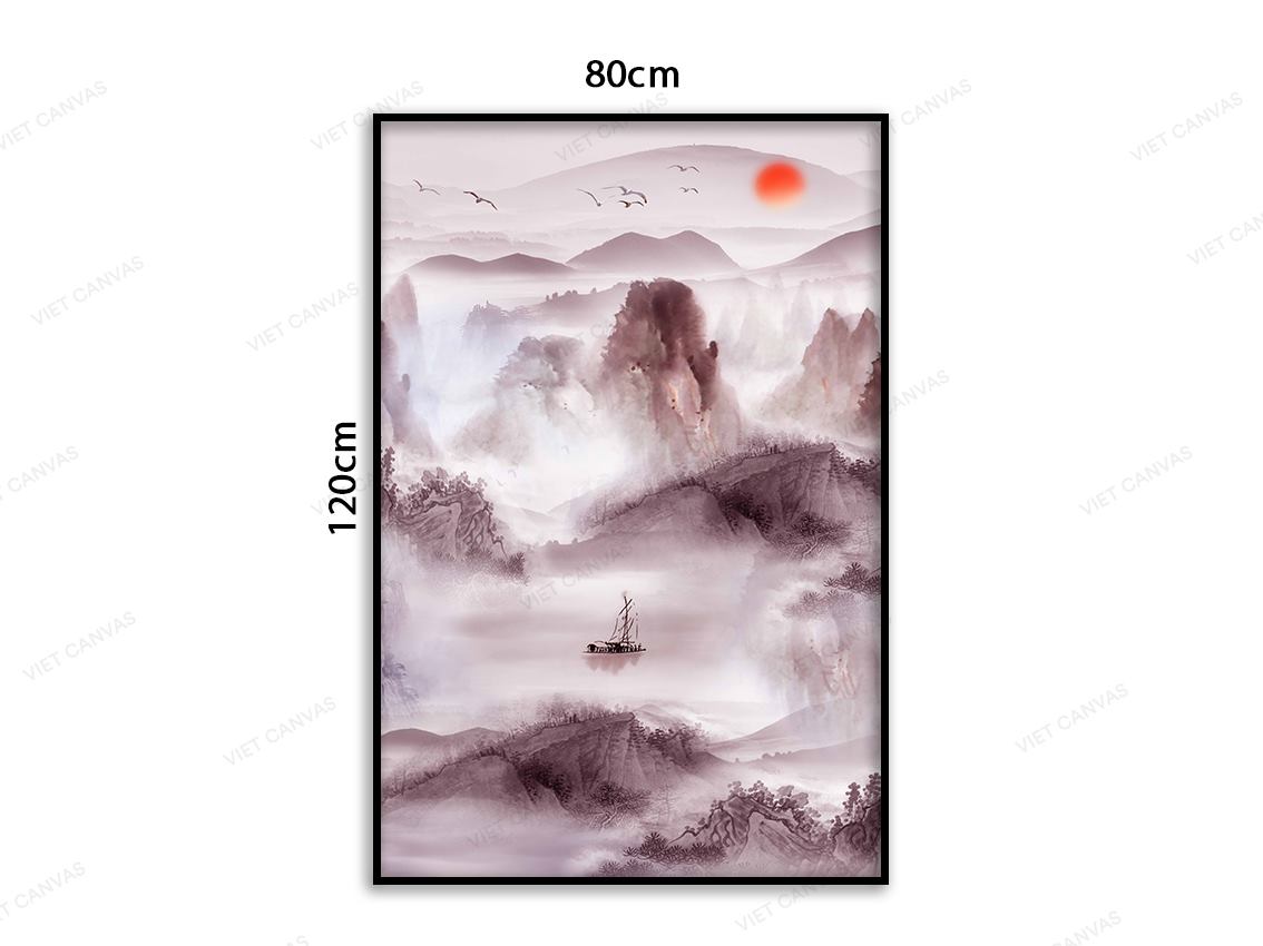 Tranh Chiều Tà Nhuộm Màu Buồn - VC187