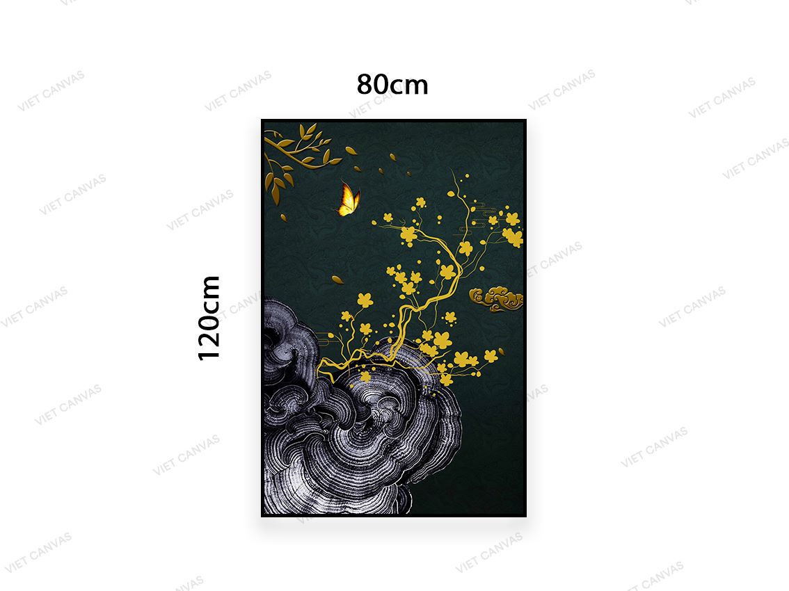 Tranh Cành Mai Soi Bóng - VB983