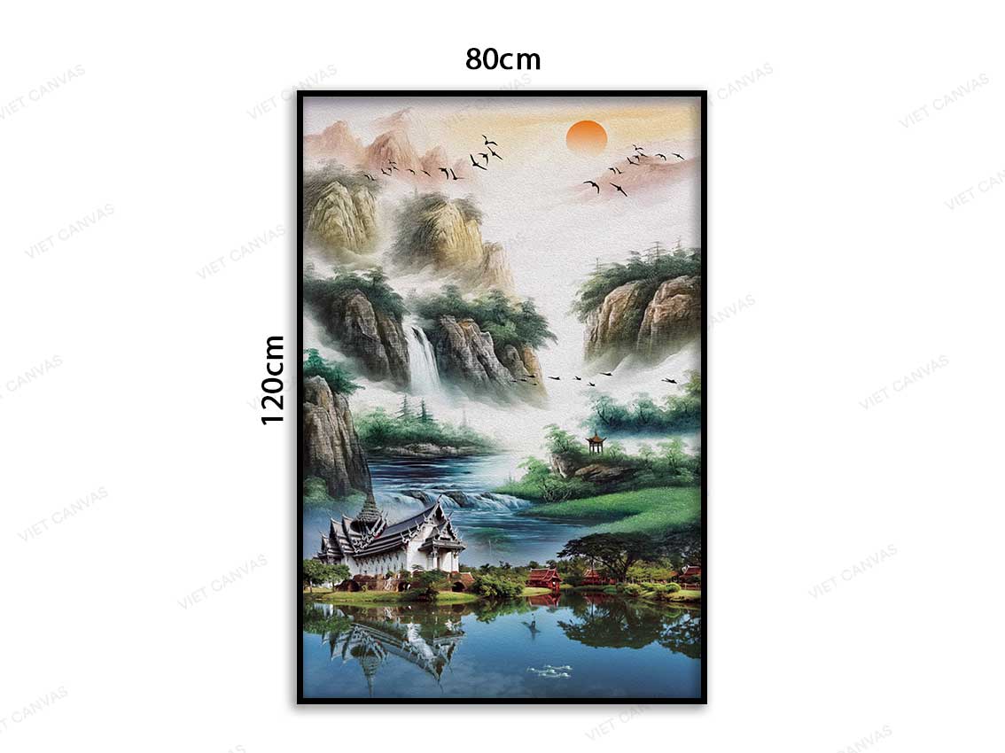 Tranh Ngôi Nhà Nơi Chốn Bồng Lai - VC259