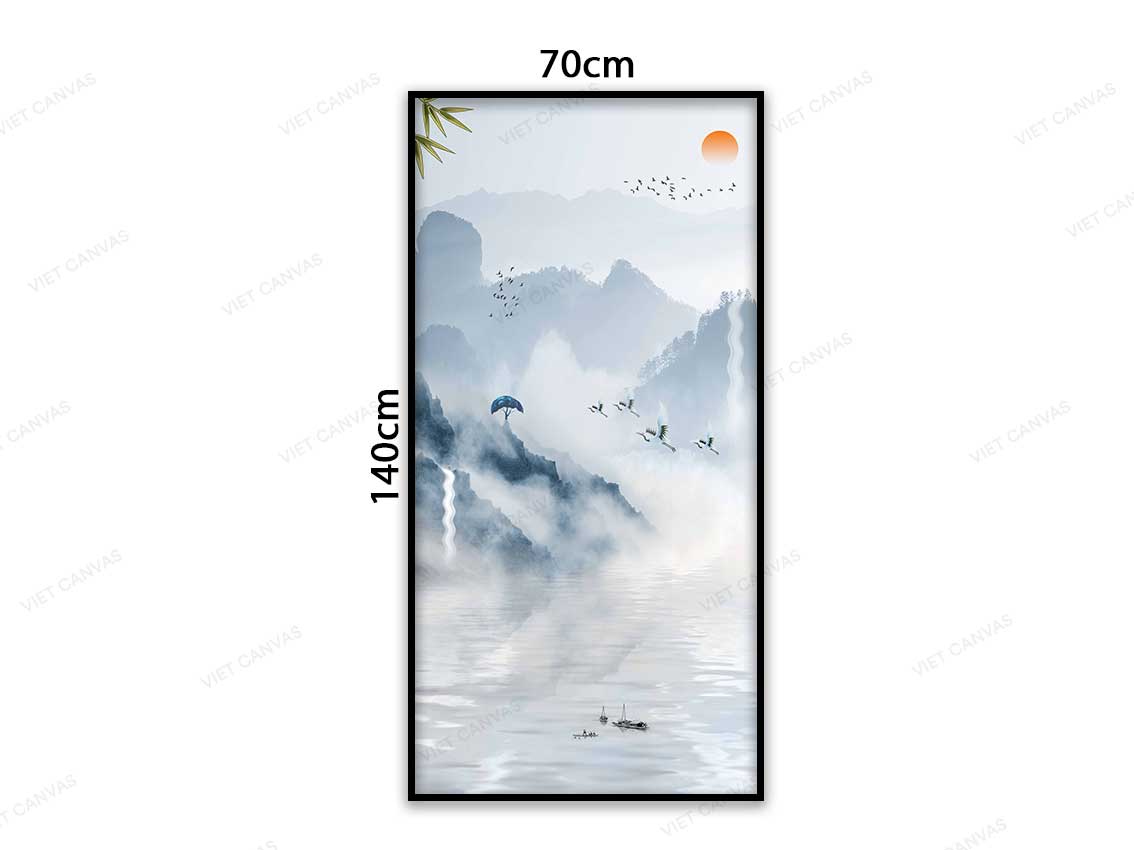 Tranh Đàn Cò Bay Về Tổ - VC304