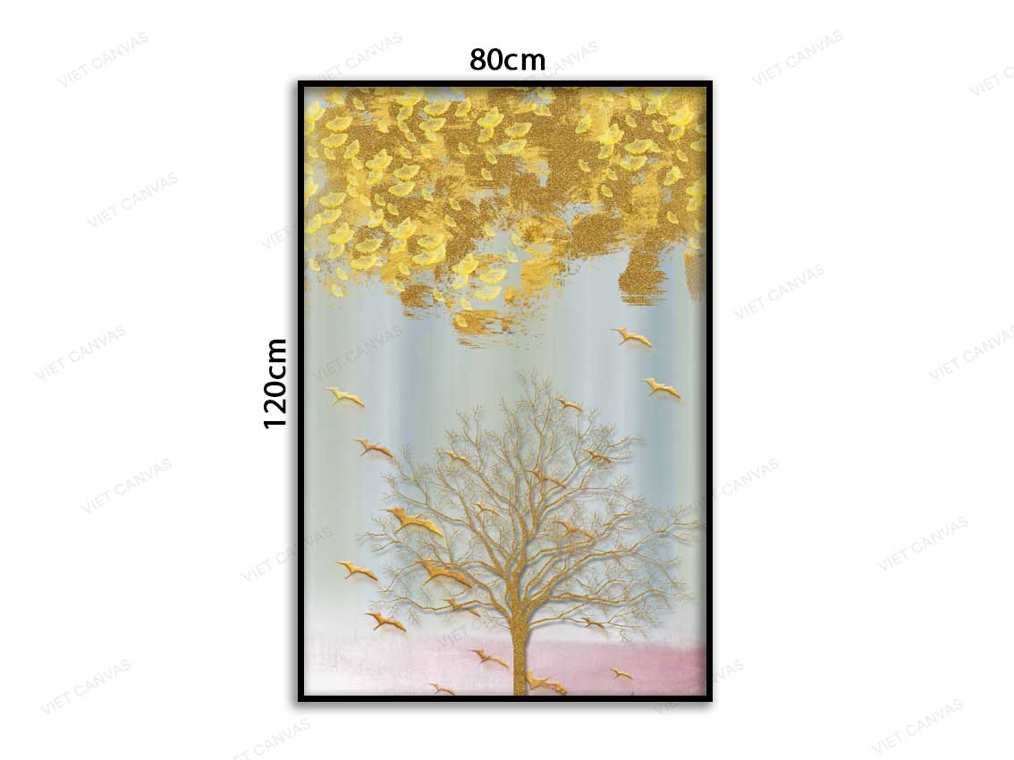 Tranh Cây Thu Vàng Tỏa Bóng - VC343