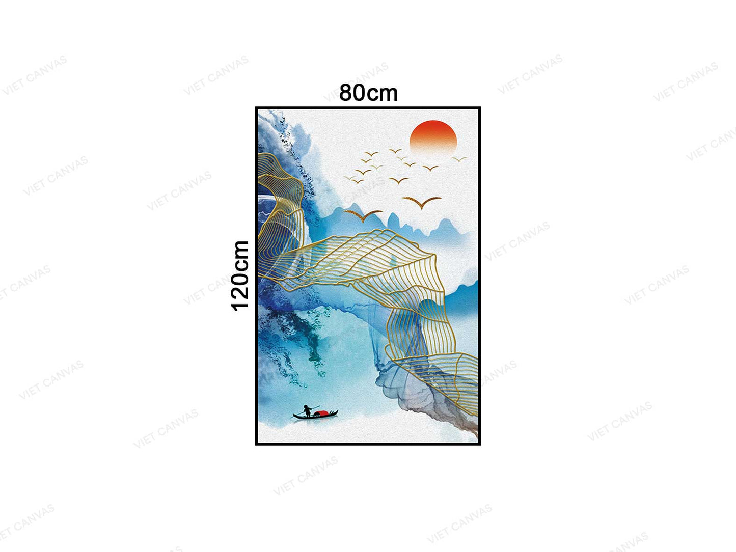Tranh Chim Tung Cánh Giữa Trời Bao La - VC536