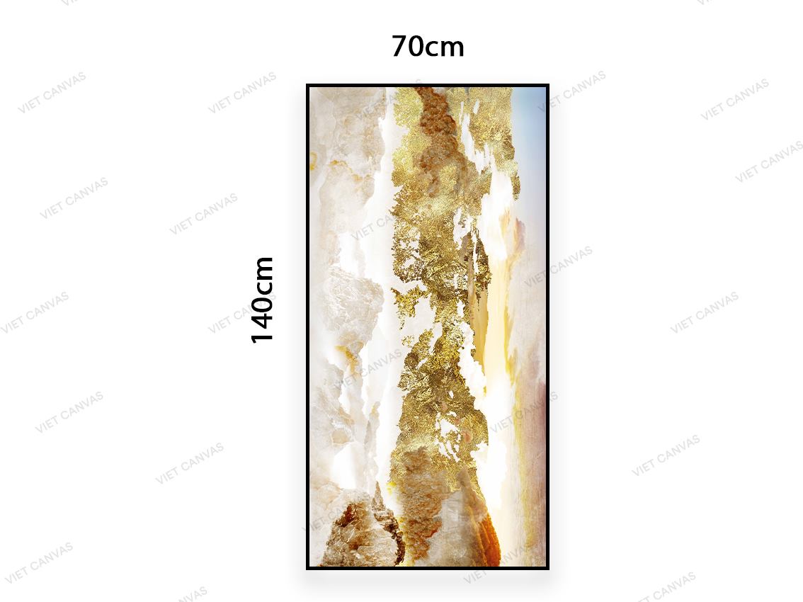 Tranh Trừu Tượng Vàng Gold - VC229