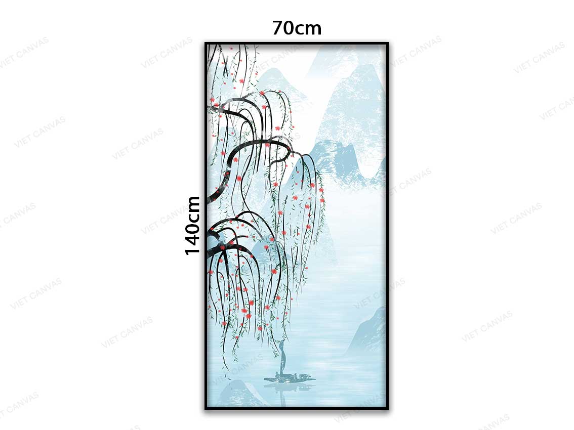 Tranh Cây Liễu Bên Dòng Sông - VC296