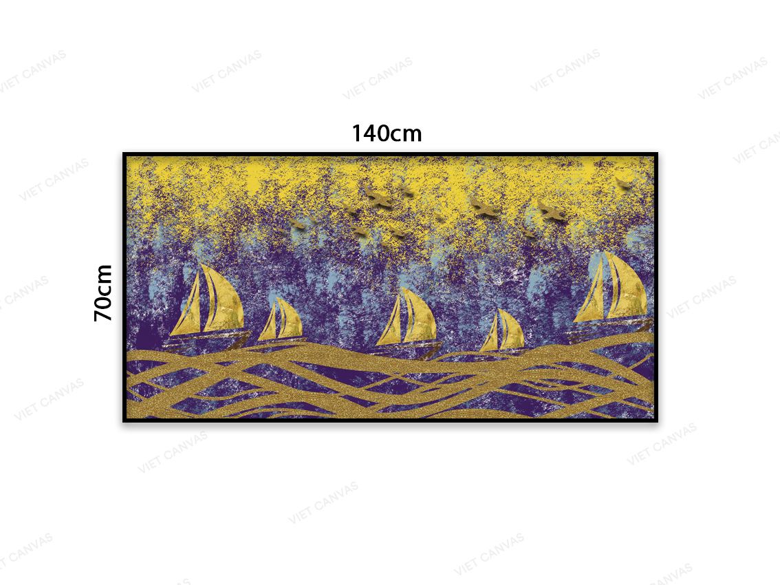 Tranh Chuyến Đò Ngược Dòng - VB061