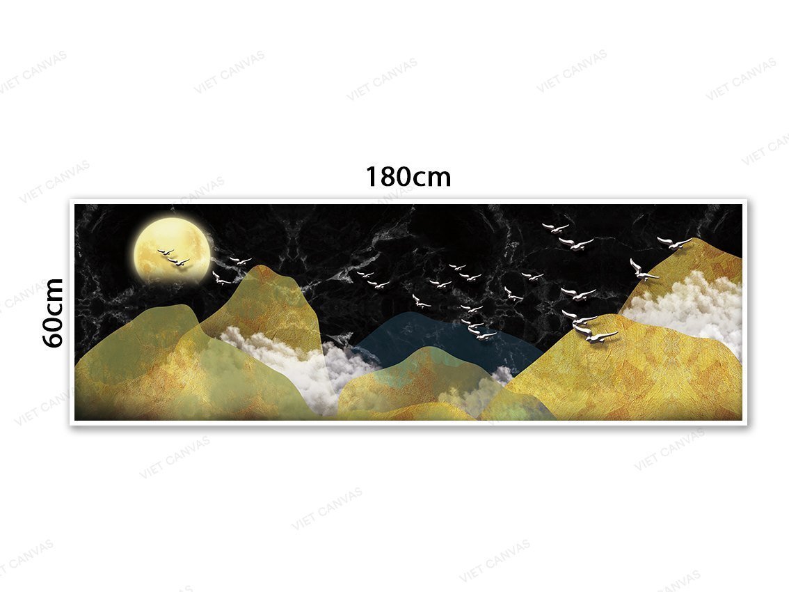Tranh Sườn Đồi Đêm Tối - VB648