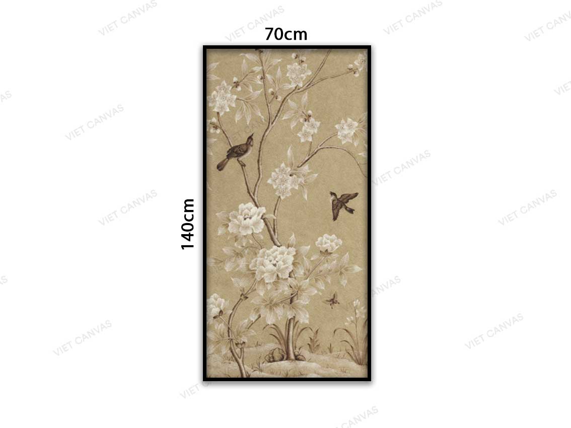 Tranh Hoa Nở Rộ Và Đàn Chim - VC249