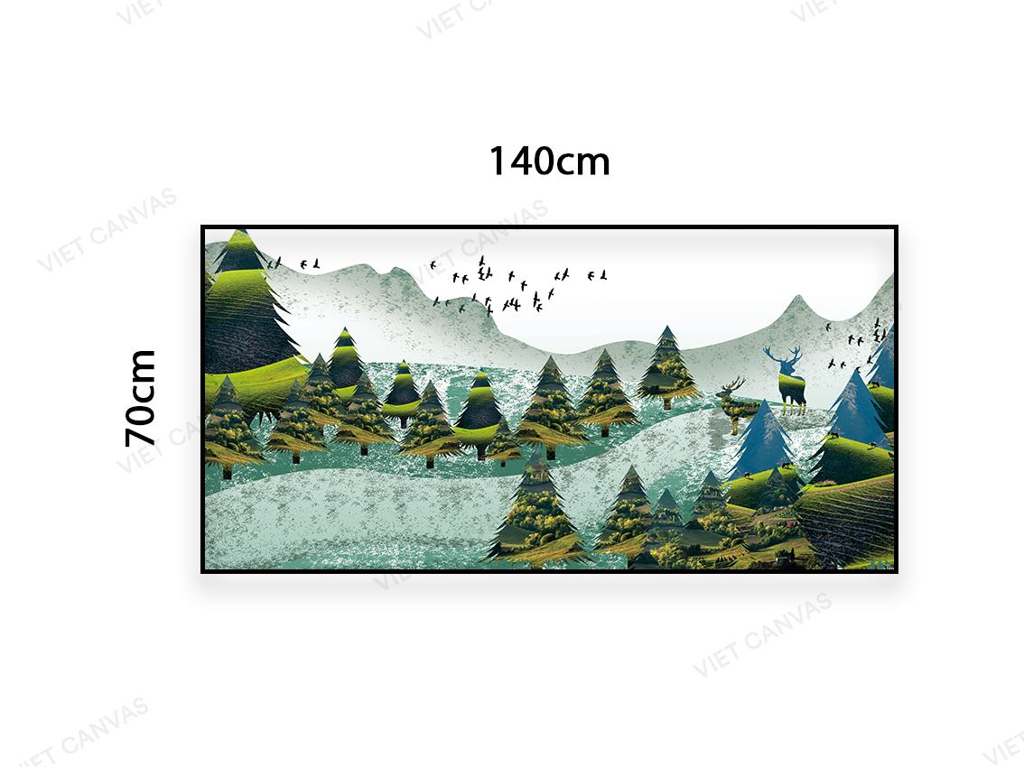 Tranh Cánh Rừng Thông - VC952