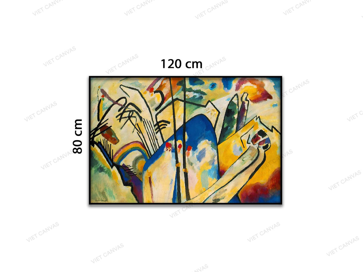 Tranh Trừu Tượng Nhiều Màu - VD122
