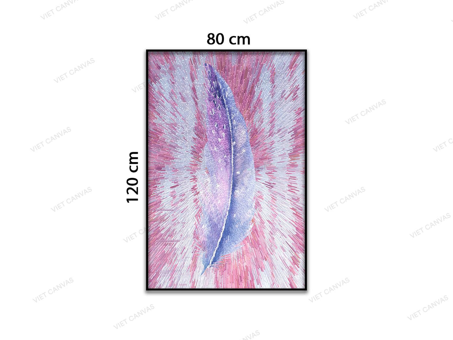 Tranh Nhành Lông Sắc Màu - VC873