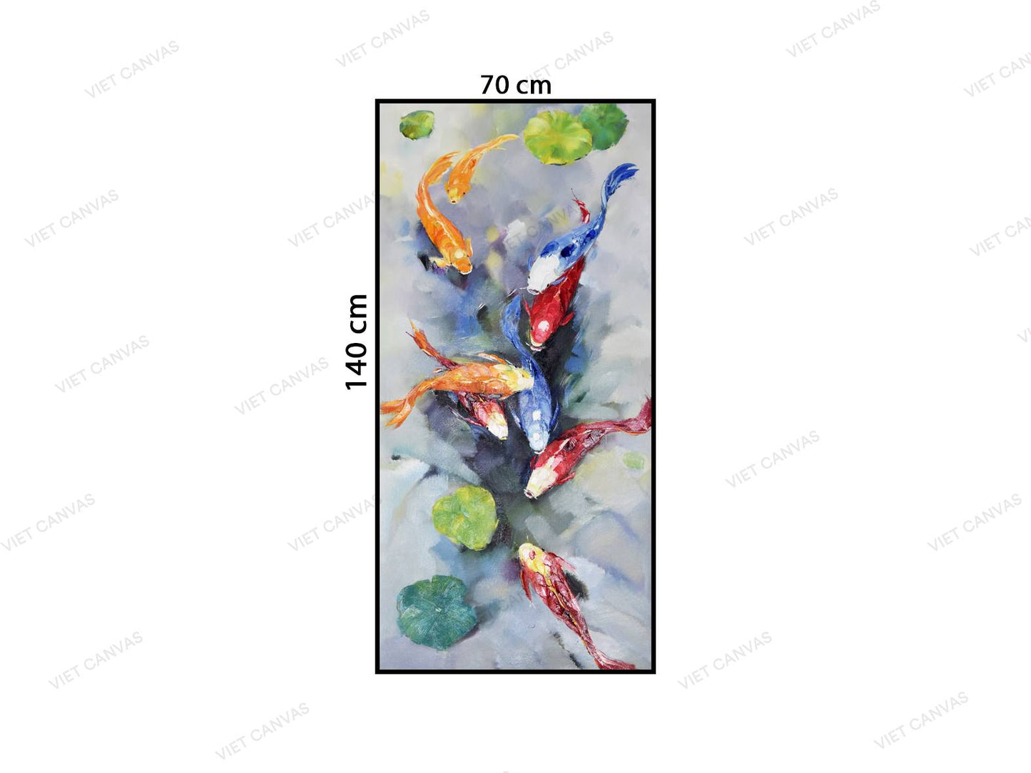 Tranh Đàn Cá Sắc Màu - VZ231