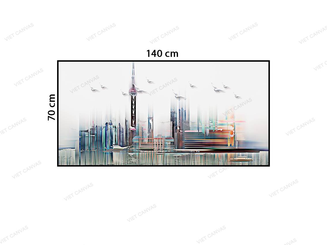 Tranh Tòa Nhà Cao Tầng - VZ537