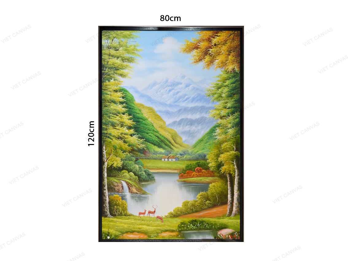 Tranh Phong Cảnh Thiên Nhiên Hữu Tình - VZ499