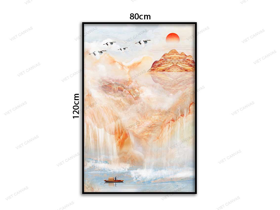Tranh Thác Nước - VD027