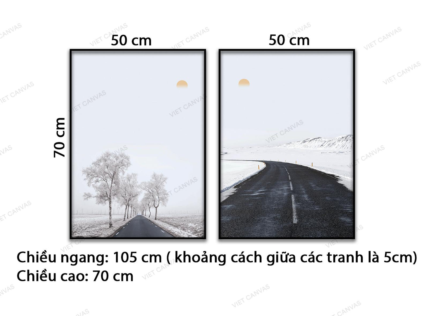 Bộ 2 Tranh Con Đường Bất Tận - VC826