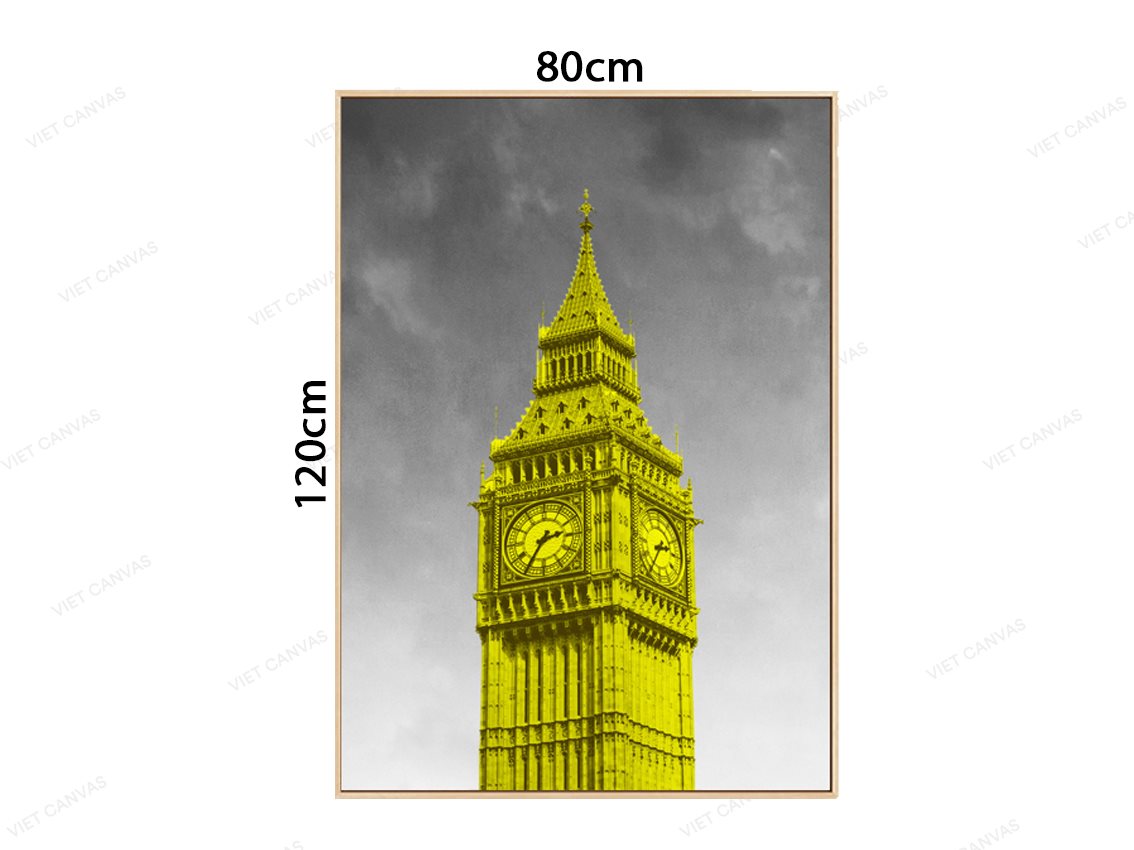 Tranh Tháp Đồng Hồ Big Ben Luân Đôn - VZ527.3