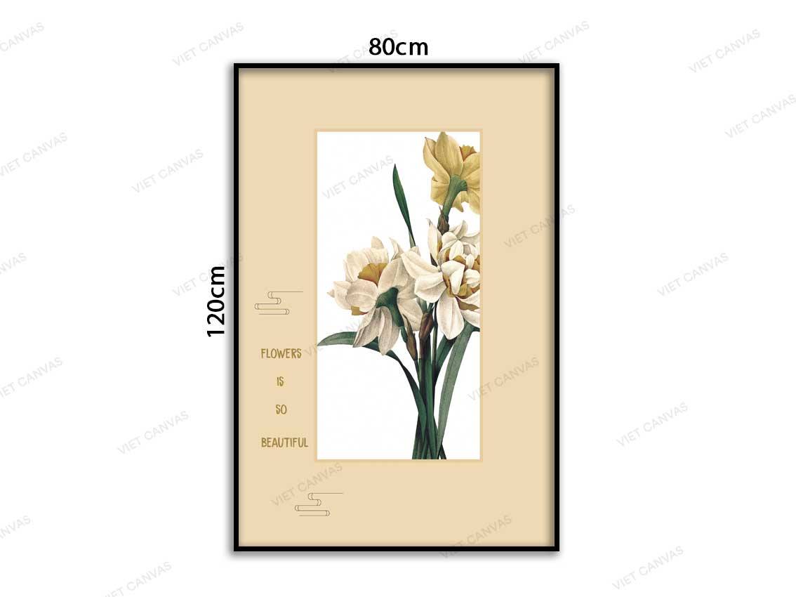 Tranh Đóa Hoa Mĩ Miều - VC806