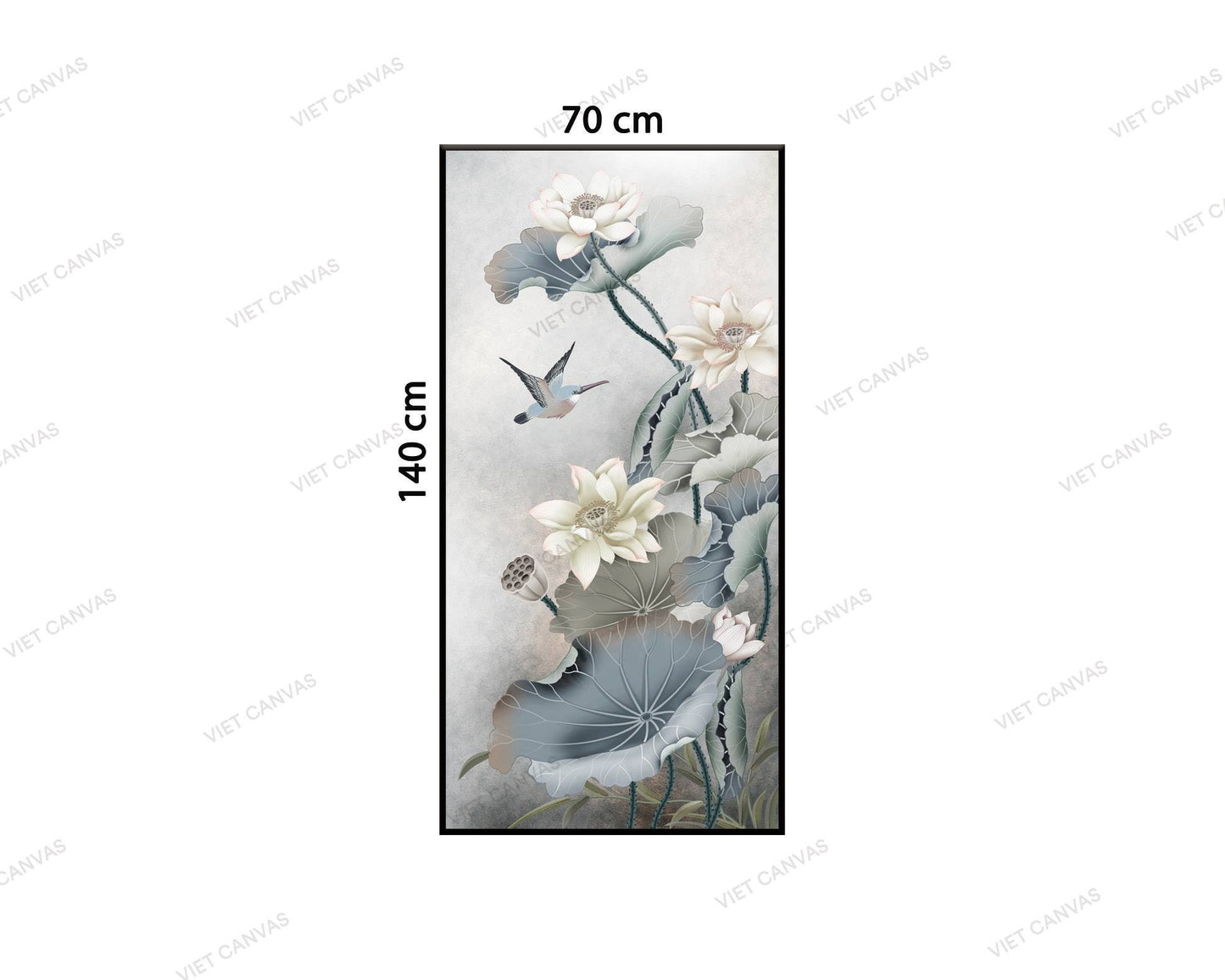 Tranh Những Đóa Sen Trắng Ngọt Ngào - VZ249