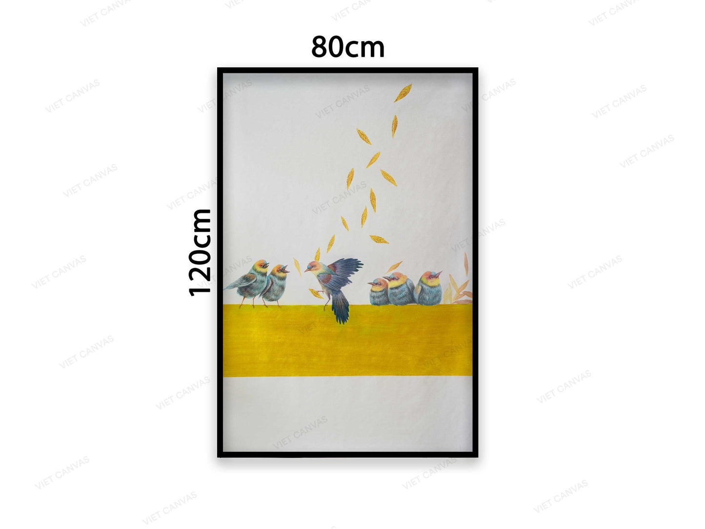 Tranh Bầy Chim Yêu Đời - VZ497.1