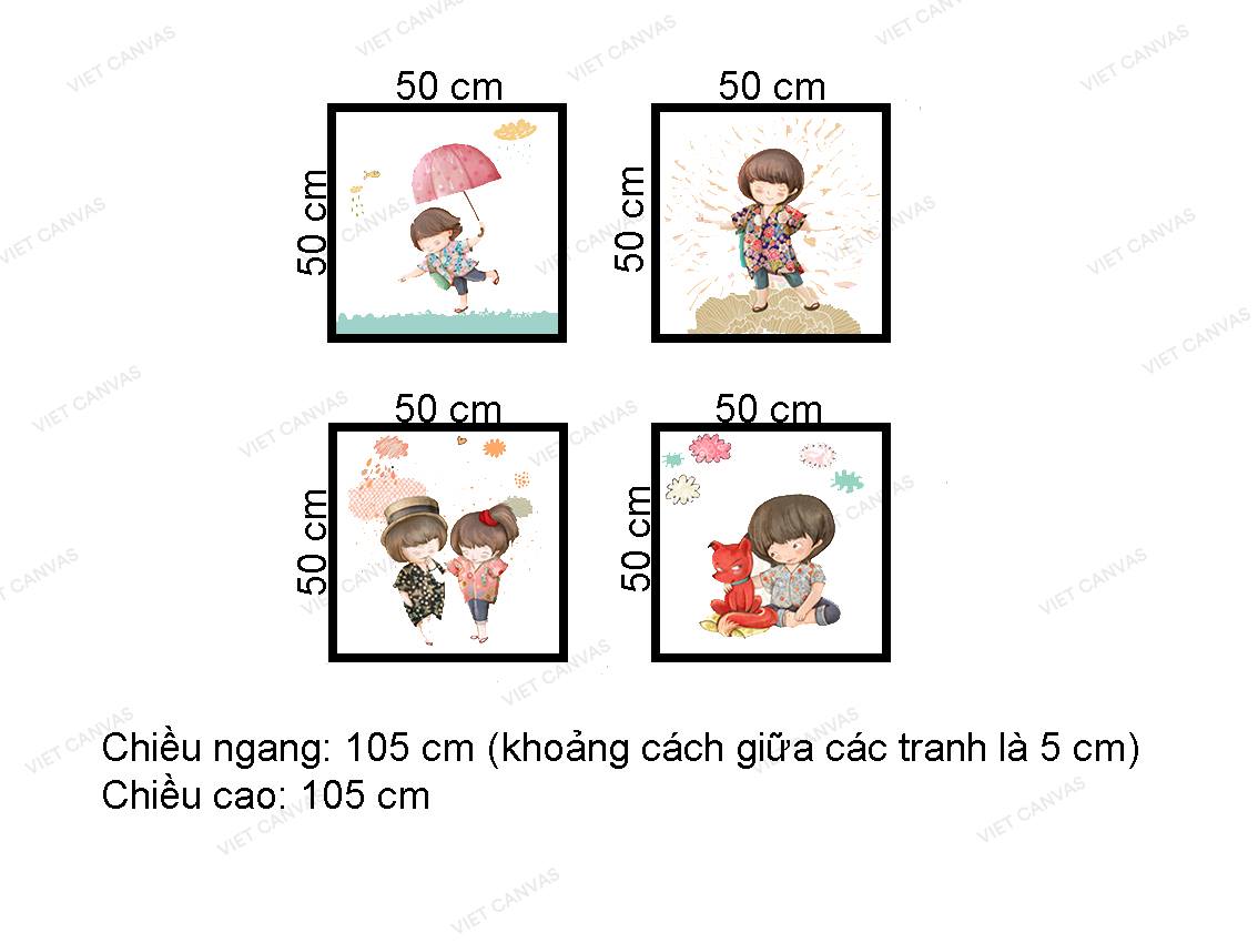 Bộ 4 Hoạt Hình Cô Bé - VZ116.2