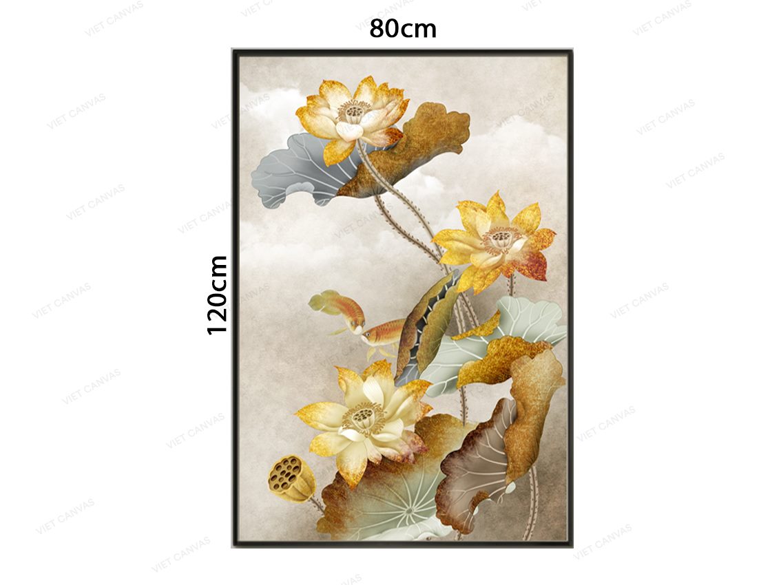 Tranh Sen Vàng - VZ801
